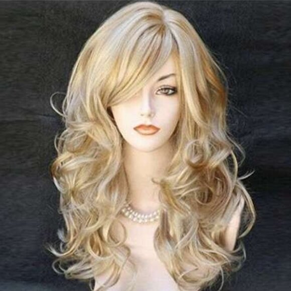 Long Blonde Wig, New - Picture 1 of 5